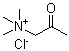 丙酮基三甲基氯化铵分子结构 (CAS 54541-46-7)