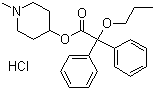 盐酸丙哌维林分子结构 (CAS 54556-98-8)