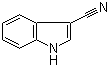 结构式 CAS# 5457-28-3, 3-氰基吲哚; 3-吲哚甲腈