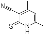 4,6-Dimethyl-3-cyanopyridine-2(1H)-thione molecular structure (CAS 54585-47-6)