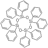 Octaphenylcyclotetrasiloxane molecular structure (CAS 546-56-5)