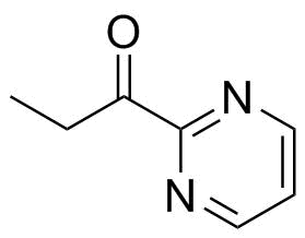 1-(嘧啶-2-基)丙-1-酮分子结构 (CAS 54643-09-3)