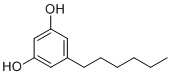 5-Hexyl-1,3-benzenediol molecular structure (CAS 5465-20-3)