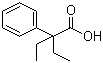2-Phenyl-2-ethylbutyric acid molecular structure (CAS 5465-28-1)