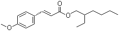 structure of CAS# 5466-77-3, Octyl 4-methoxycinnamate;(5-Methylheptyl) 3-(4-methoxyphenyl)-2-propenoate; 2-Ethylhexyl 4-methoxycinnamate