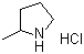 2-Methylpyrrolidine hydrochloride molecular structure (CAS 54677-53-1)