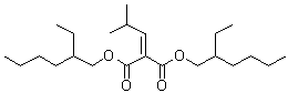 (2-Methylpropylidene)propanedioic acid bis(2-ethylhexyl) ester molecular structure (CAS 5468-27-9)