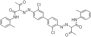 颜料黄 14分子结构 (CAS 5468-75-7)