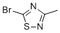 5-Bromo-3-methyl-1,2,4-thiadiazole molecular structure (CAS 54681-68-4)
