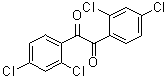 1,2-Bis(2,4-dichlorophenyl)-1,2-ethanedione molecular structure (CAS 54696-56-9)