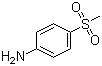 structure of CAS# 5470-49-5, 4-Methylsulfonylaniline;4-Mesylaniline; 4-Methylsulfonylbenzeneamine