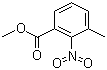 3-甲基-2-硝基苯甲酸甲酯分子结构 (CAS 5471-82-9)