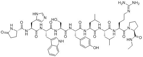 结构式 CAS# 54785-87-4, L-亮氨酰6-亮氨酰丙基内酯