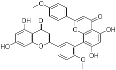 Isoginkgetin molecular structure (CAS 548-19-6)