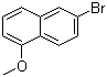 structure of CAS# 54828-63-6, 6-Bromo-1-methoxynaphthalene;2-Bromo-5-methoxynaphthalene