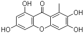 2,3,6,8-Tetrahydroxy-1-methyl-9H-xanthen-9-one molecular structure (CAS 548740-86-9)