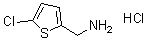 2-Aminomethyl-5-chlorothiophene hydrochloride molecular structure (CAS 548772-41-4)