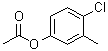 4-Chloro-3-methylphenyl acetate molecular structure (CAS 54963-43-8)