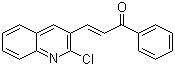3-(2-Chloroquinolin-3-yl)-1-phenylprop-2-en-1-one molecular structure (CAS 5498-83-9)
