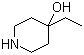 结构式 CAS# 550369-44-3, 4-乙基哌啶-4-醇