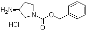 structure of CAS# 550378-39-7, (S)-1-Cbz-3-Aminopyrrolidine hydrochloride