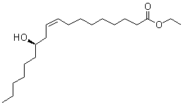 结构式 CAS# 55066-53-0, 蓖麻油酸乙酯