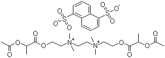 Aclatonium napadisilate molecular structure (CAS 55077-30-0)