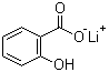 水杨酸单锂盐分子结构 (CAS 552-38-5)