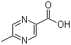 结构式 CAS# 5521-55-1, 2-羧基-5-甲基吡嗪; 5-甲基吡嗪-2-羧酸