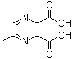 5-甲基吡嗪-2,3-二羧酸分子结构 (CAS 5521-60-8)