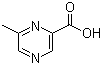 6-Methyl-2-pyrazinecarboxylic acid molecular structure (CAS 5521-61-9)