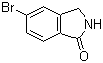 结构式 CAS# 552330-86-6, 5-溴-2,3-二氢异吲哚-1-酮