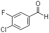 结构式 CAS# 5527-95-7, 4-氯-3-氟苯甲醛