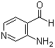 structure of CAS# 55279-29-3, 3-Aminoisonicotinaldehyde;3-Aminopyridine-4-carboxaldehyde; 3-Amino-4-pyridinecarboxaldehyde