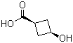 cis-3-Hydroxycyclobutanecarboxylic acid molecular structure (CAS 552849-33-9)