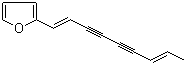 structure of CAS# 55290-63-6, Atractylodin;(E,E)-2-(1,7-Nonadiene-3,5-diynyl)furan