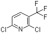 2,6-Dichloro-3-(trifluoromethyl)pyridine molecular structure (CAS 55304-75-1)