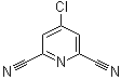结构式 CAS# 55306-66-6, 4-氯-2,6-吡啶二甲腈