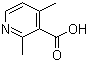 2,4-二甲基吡啶-3-羧酸分子结构 (CAS 55314-30-2)