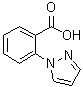 2-(1H-Pyrazol-1-yl)benzoic acid molecular structure (CAS 55317-53-8)