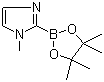 structure of CAS# 553651-31-3, 1-Methyl-1H-imidazole-2-boronic acid pinacol ester;1-Methyl-2-(4,4,5,5-tetramethyl-1,3,2-dioxaborolan-2-yl)-1H-imidazole