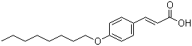 结构式 CAS# 55379-97-0, 4-(辛氧基)肉桂酸