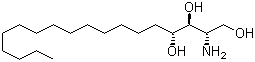 (2S,3S,4R)-2-Amino-1,3,4-octadecanetriol molecular structure (CAS 554-62-1)