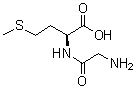 结构式 CAS# 554-94-9, 甘氨酰-L-蛋氨酸