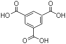 structure of CAS# 554-95-0, Trimesic acid;Trimesinic acid; 1,3,5-Benzenetricarboxylic acid