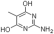 2-Amino-4,6-dihydroxy-5-methylpyrimidine molecular structure (CAS 55477-35-5)