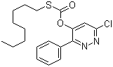 structure of CAS# 55512-33-9, Pyridat;O-(6-Chloro-3-phenyl-4-pyridazinyl) S-octyl thiocarbonate