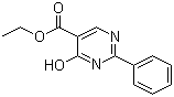 Ethyl 4-hydroxy-2-phenyl-5-pyrimidinecarboxylate molecular structure (CAS 55613-22-4)