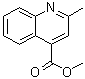 2-Methylquinoline-4-carboxylic acid methyl ester molecular structure (CAS 55625-40-6)
