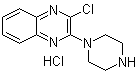 2-Chloro-3-(1-piperazinyl)quinoxaline hydrochloride molecular structure (CAS 55686-36-7)